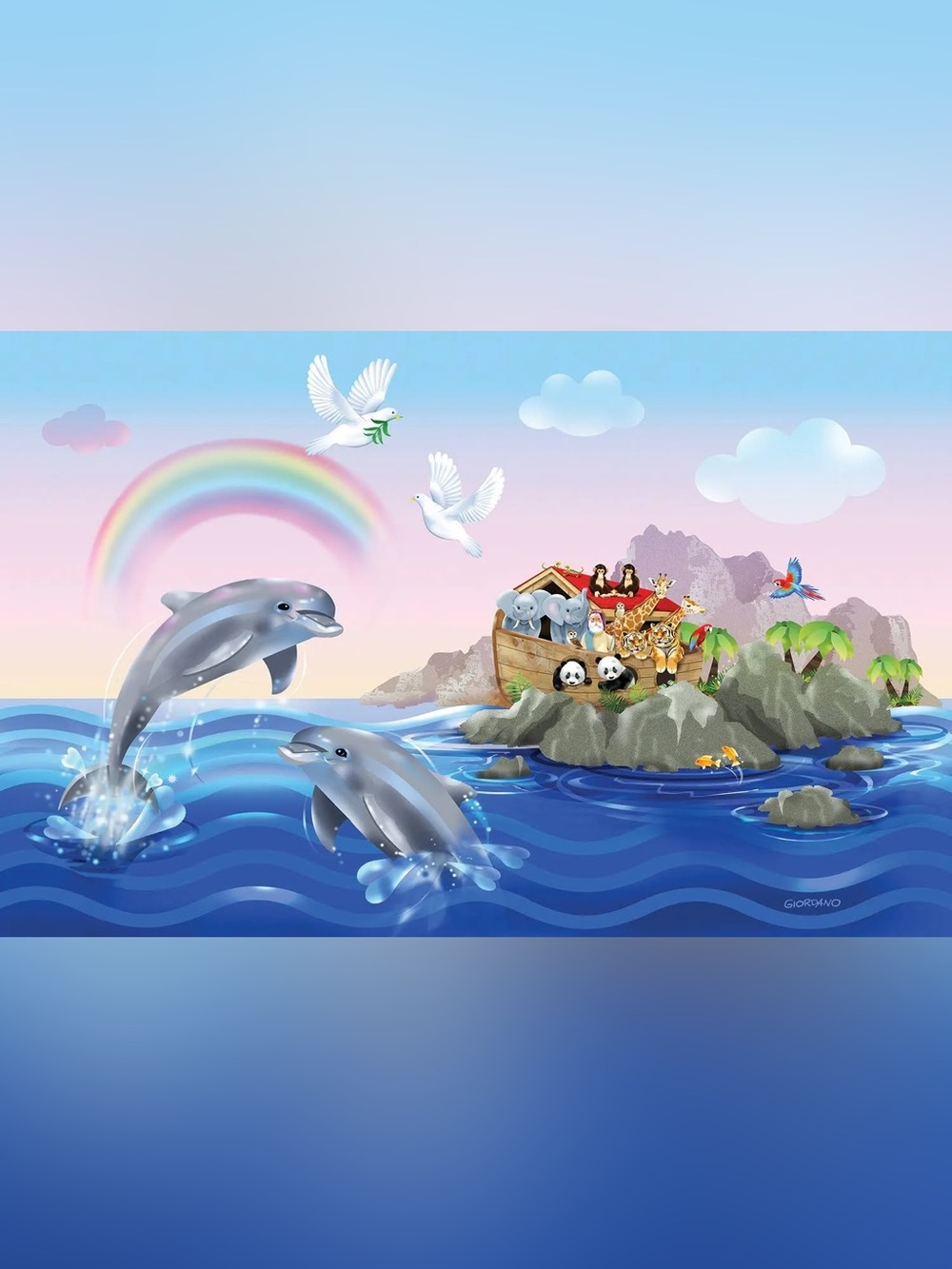 Children's Dolphin 🐬 Noah’s Ark Puzzle 🧩